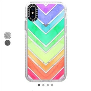 Casetify Rainbow Chevron iPhone XS Max Case